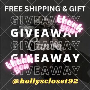 Black and Silver Giveaway Item